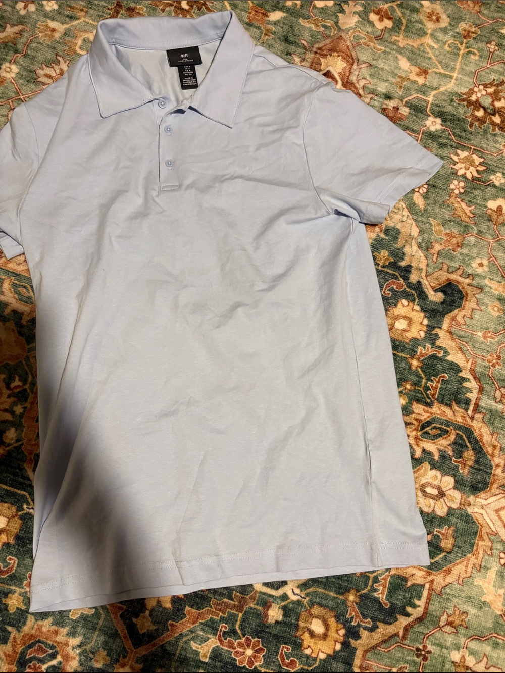 H&M Pale Blue Men’s Polo Shirt